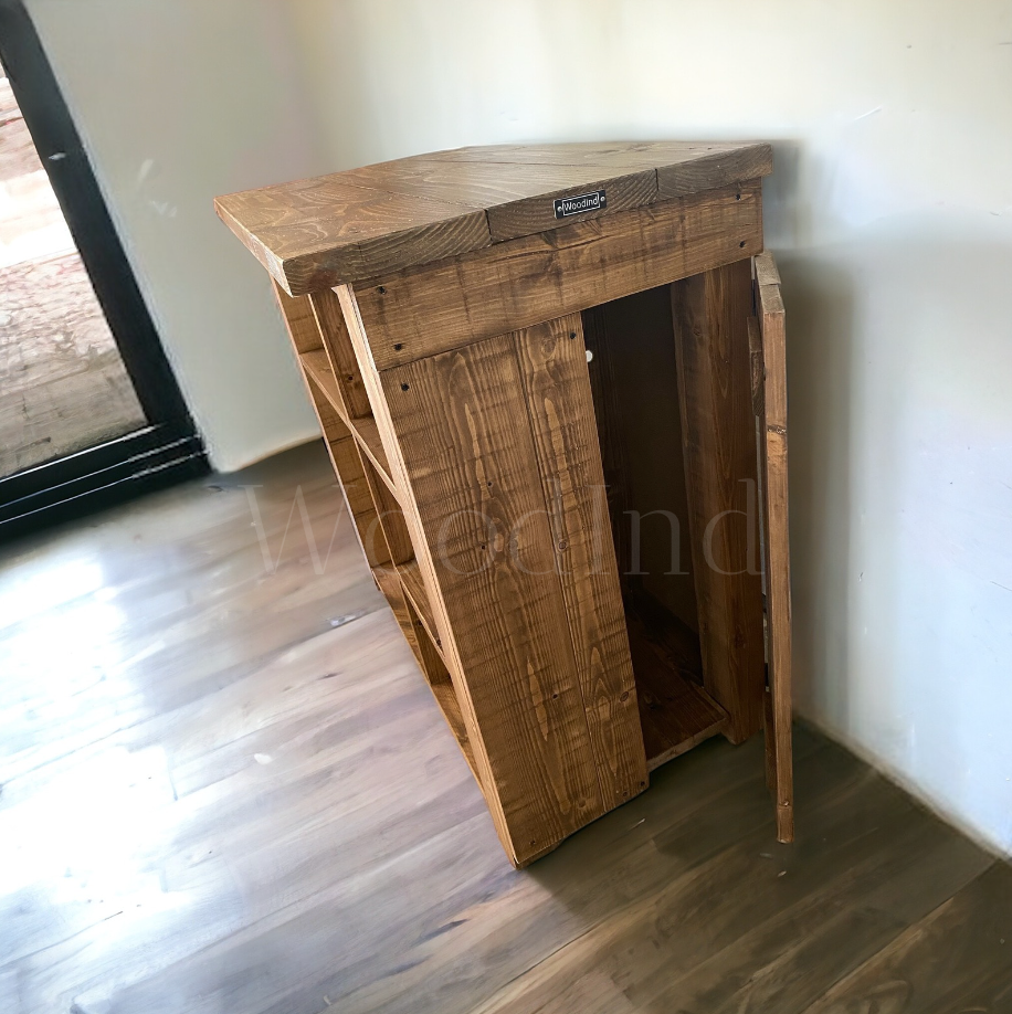 Meuble de salle de bain en bois brut Clém - Sur mesure WoodInd