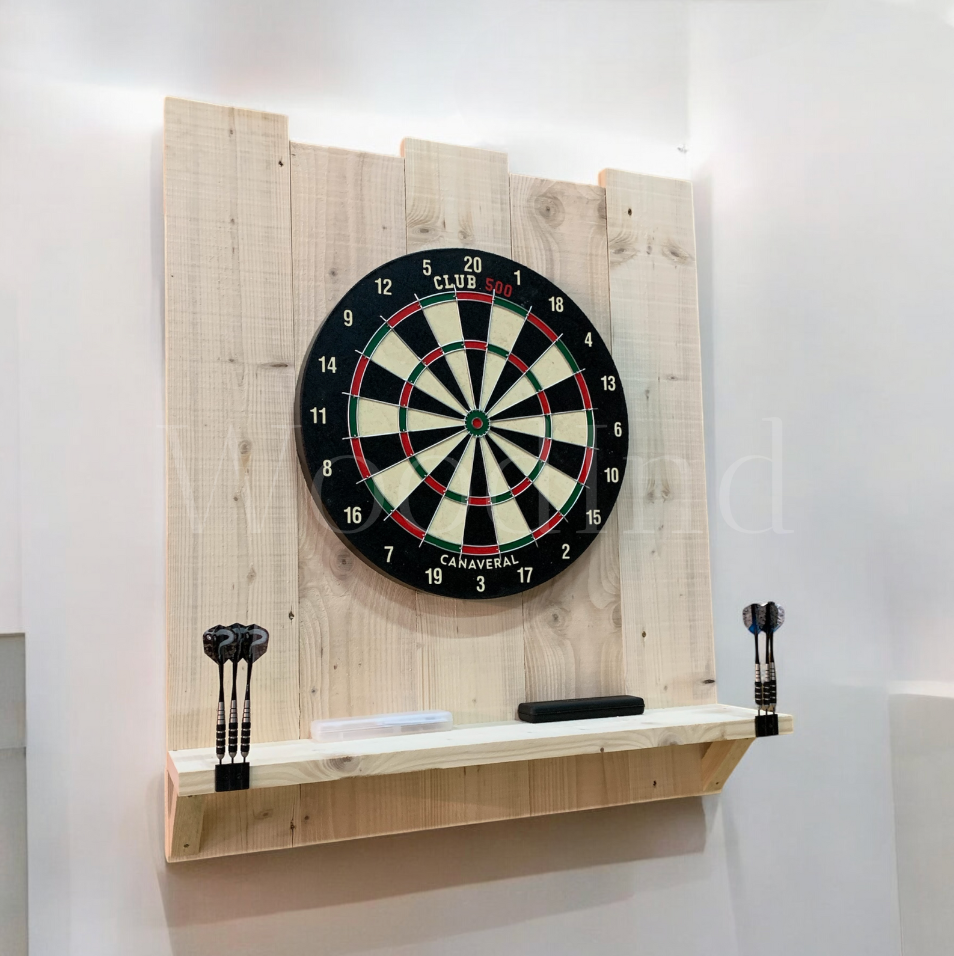 Support de Jeu de Fléchettes en bois - Sur mesure WoodInd