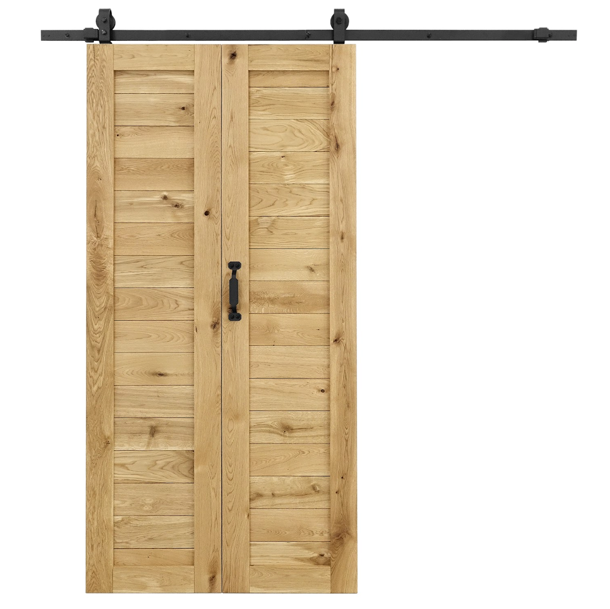 Portes coulissantes repliable en chêne La fabrique du meuble