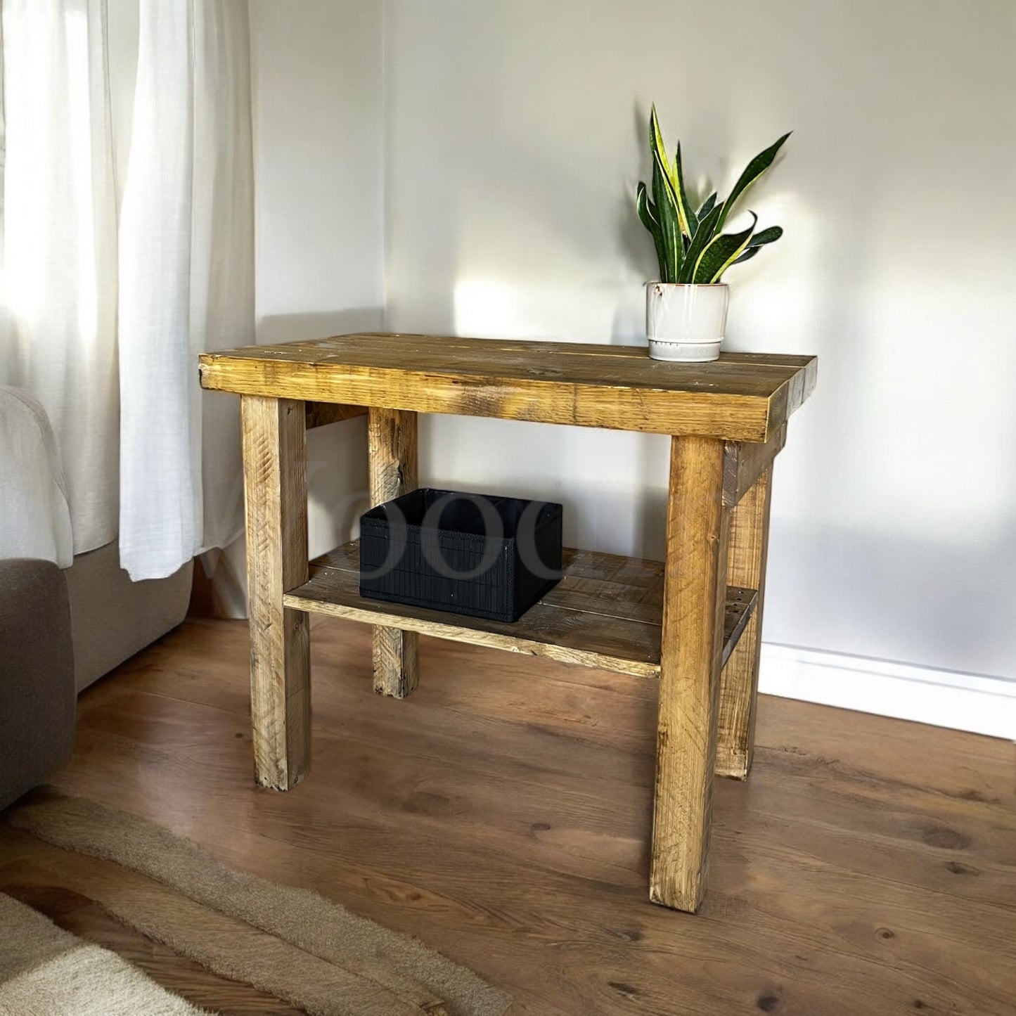 Console bois brut MILO - Sur mesure WoodInd