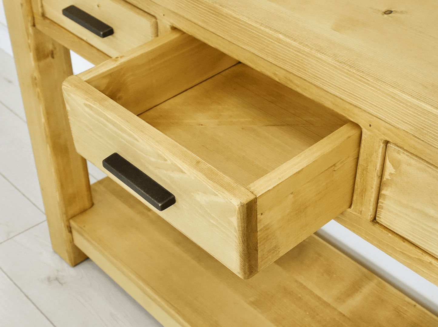 Console bois clair avec tiroirs - WOOD La boutique du meuble