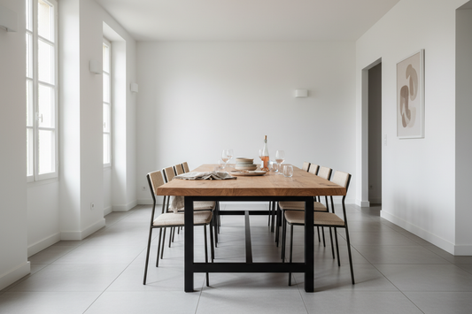 table à manger en bois massif 