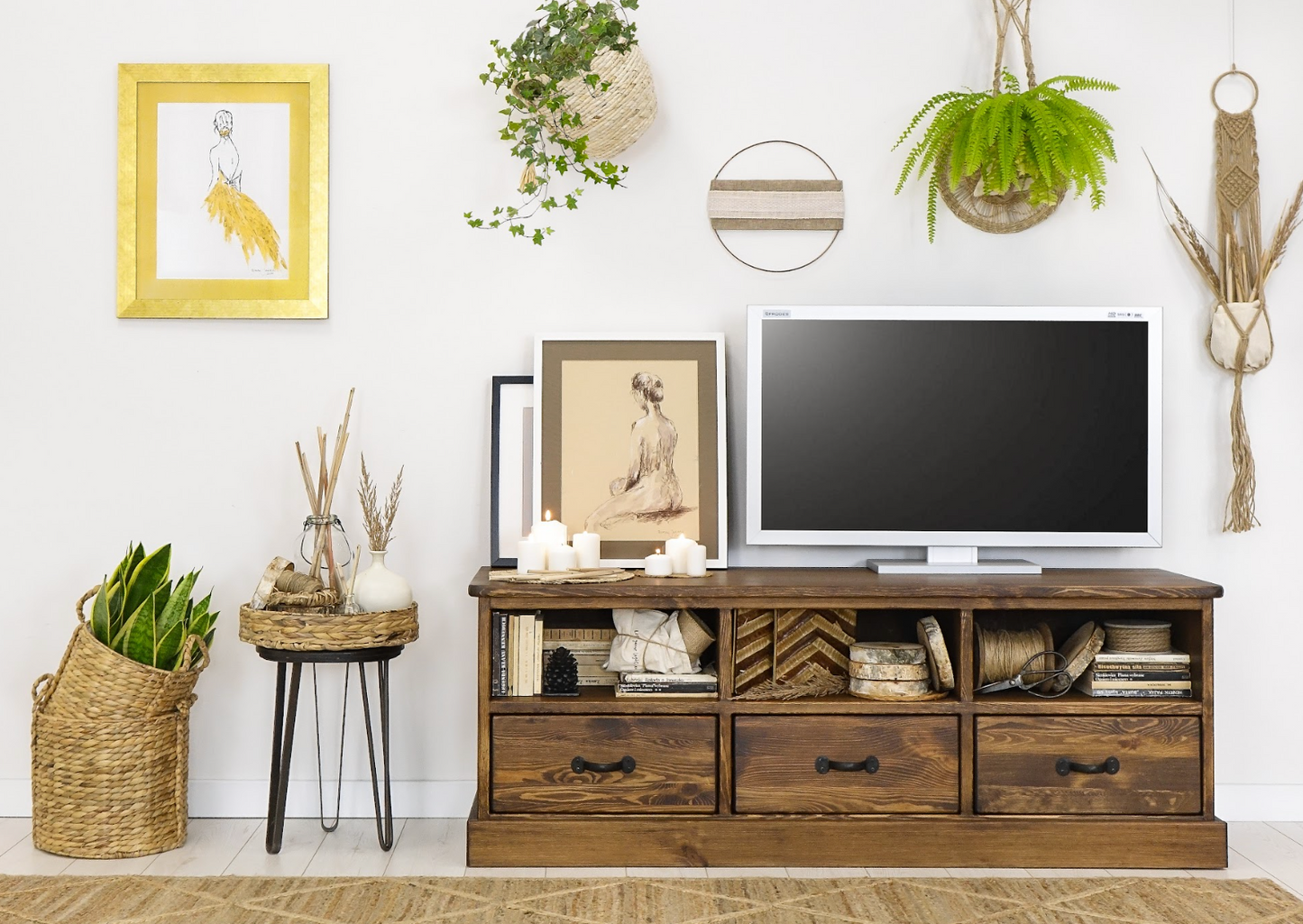 Meuble TV en bois - AUTHENTIQ