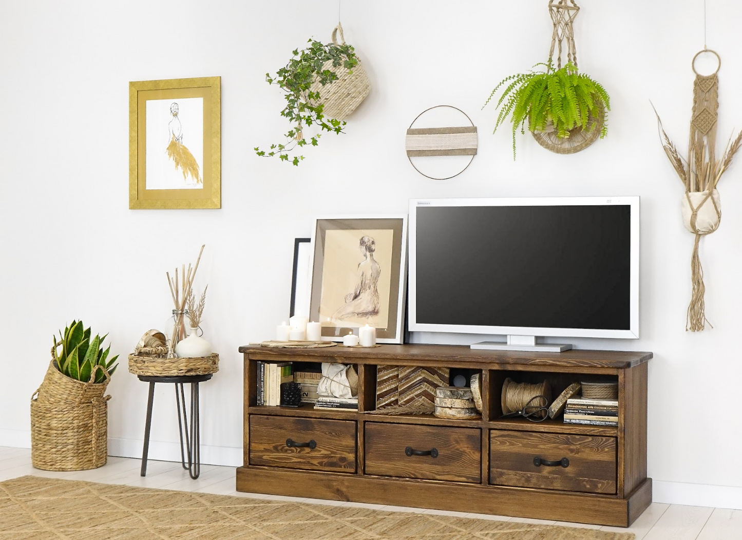 Meuble TV en bois - AUTHENTIQ