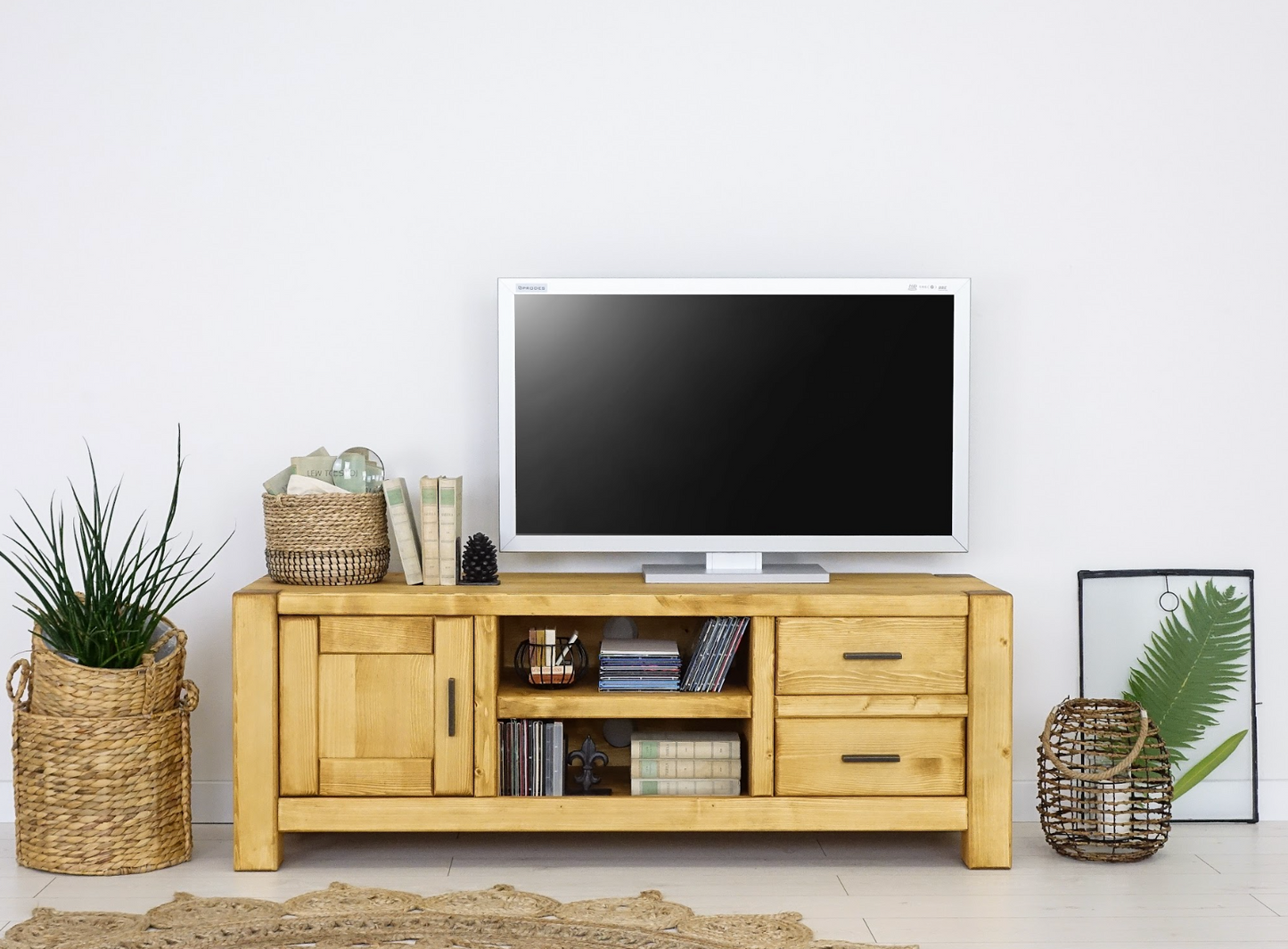 Meuble TV en bois clair - WOOD