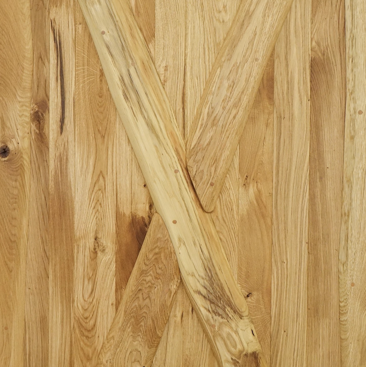 Porte coulissante bois de chêne - Sur mesure La boutique du meuble