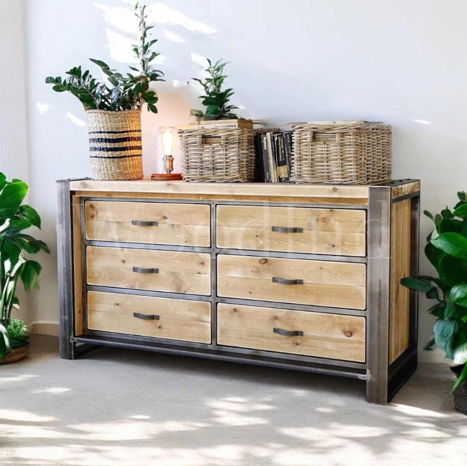 Buffet en bois et metal - SOLID