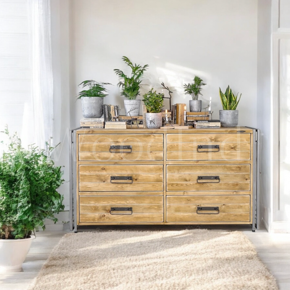 Buffet en bois et fer - HARMONY