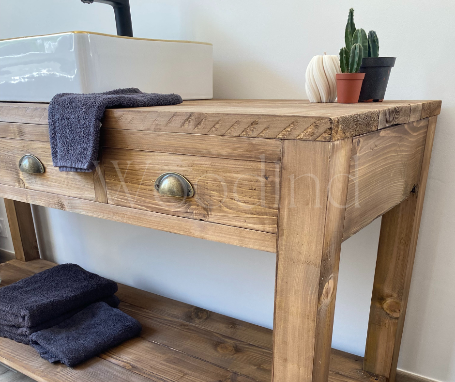 Meuble de salle de bain en bois PETER - Sur mesure WoodInd