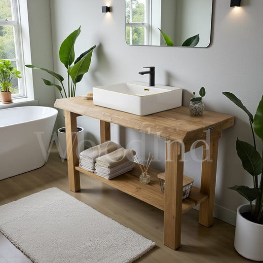 Meuble de salle de bain en bois JULIE - Sur mesure WoodInd
