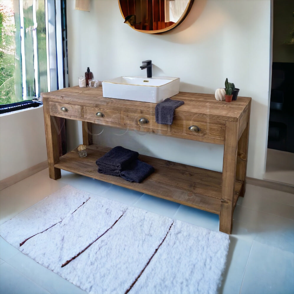 Meuble de salle de bain en bois PETER - Sur mesure WoodInd