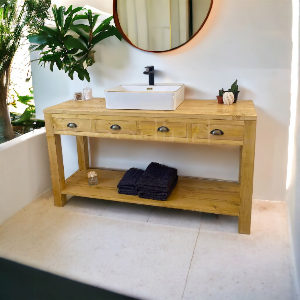 Meuble de salle de bain en bois PETER - Sur mesure – WoodInd