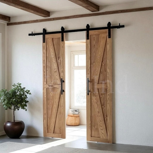 Porte coulissante d'intérieur travaillé - sur mesure WoodInd