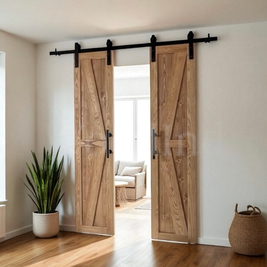 Porte coulissante d'intérieur travaillé - sur mesure WoodInd