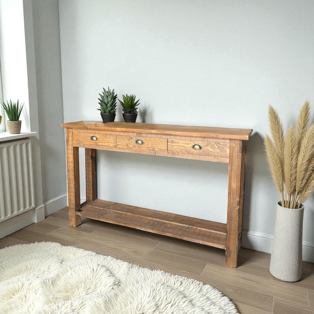 Console en bois brut sur mesure LYO WoodInd