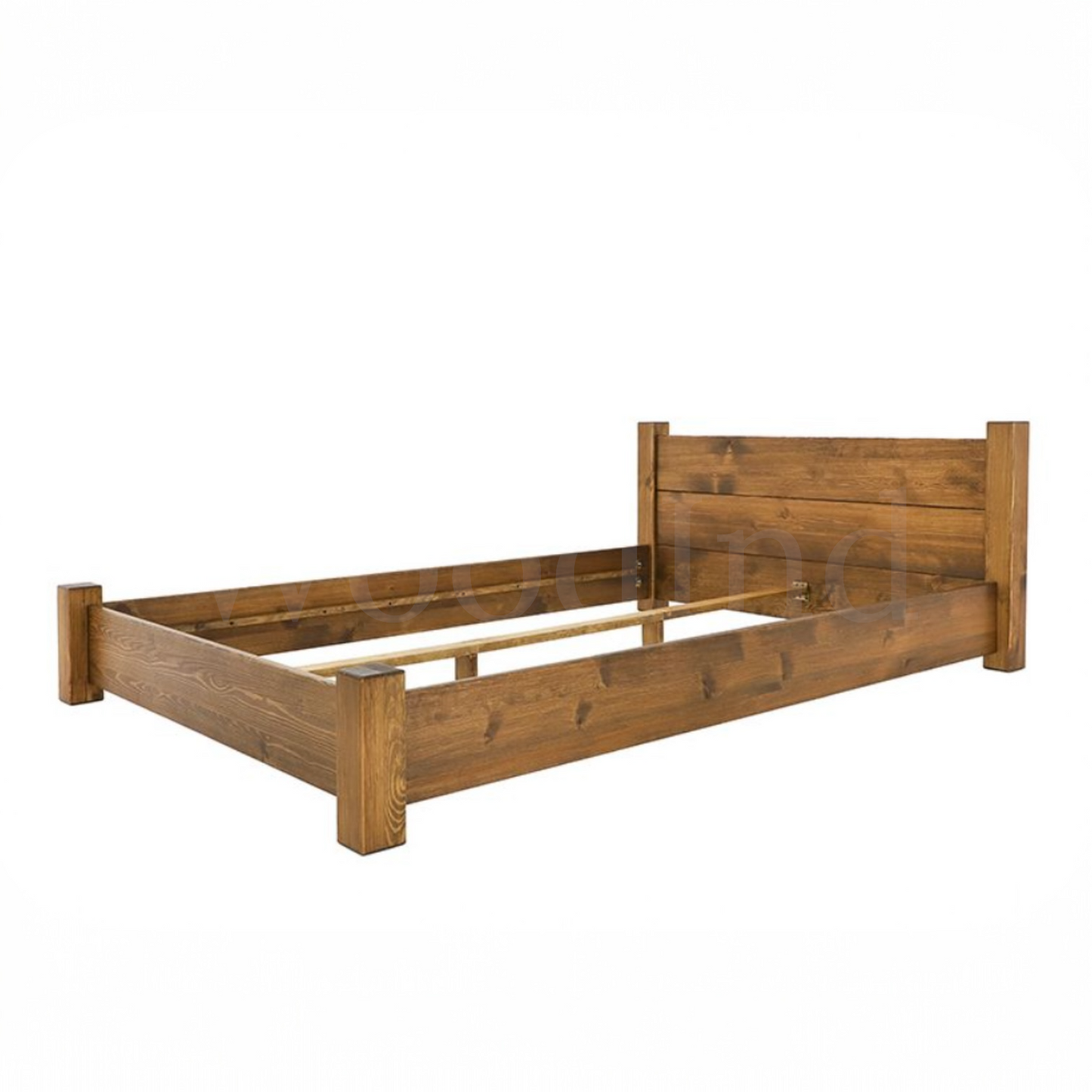 LIt double en bois brut AUTHENTIQ La fabrique du meuble