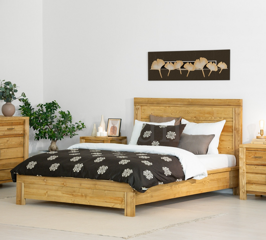 Lit en bois brut ESSENTIAL La fabrique du meuble