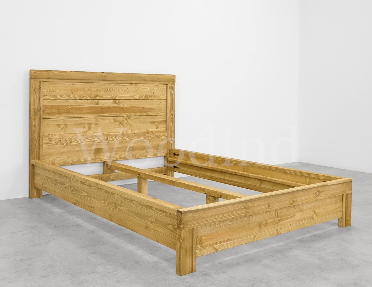 Lit en bois brut ESSENTIAL La fabrique du meuble