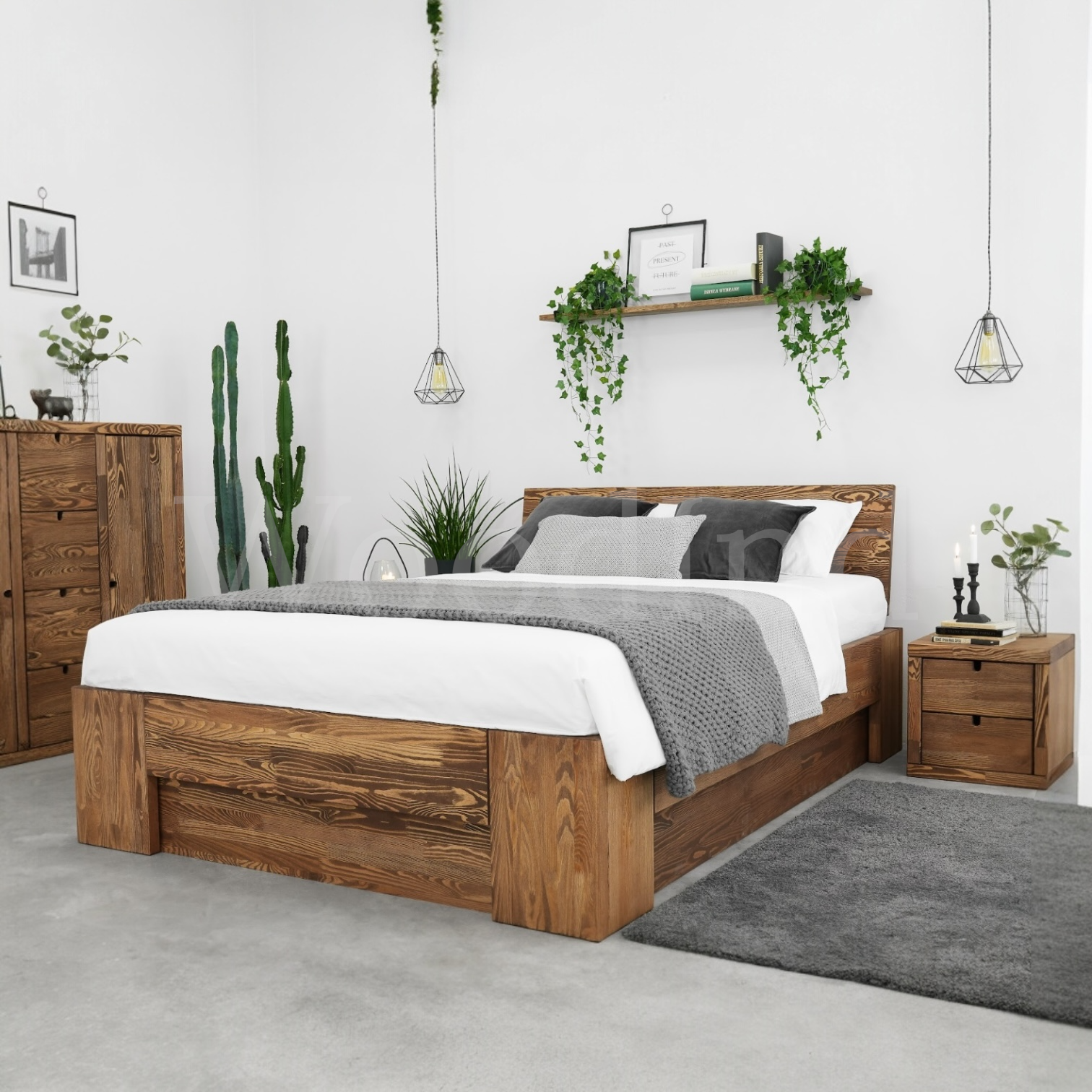 Lit coffre double en bois brut ORIGINAL La fabrique du meuble