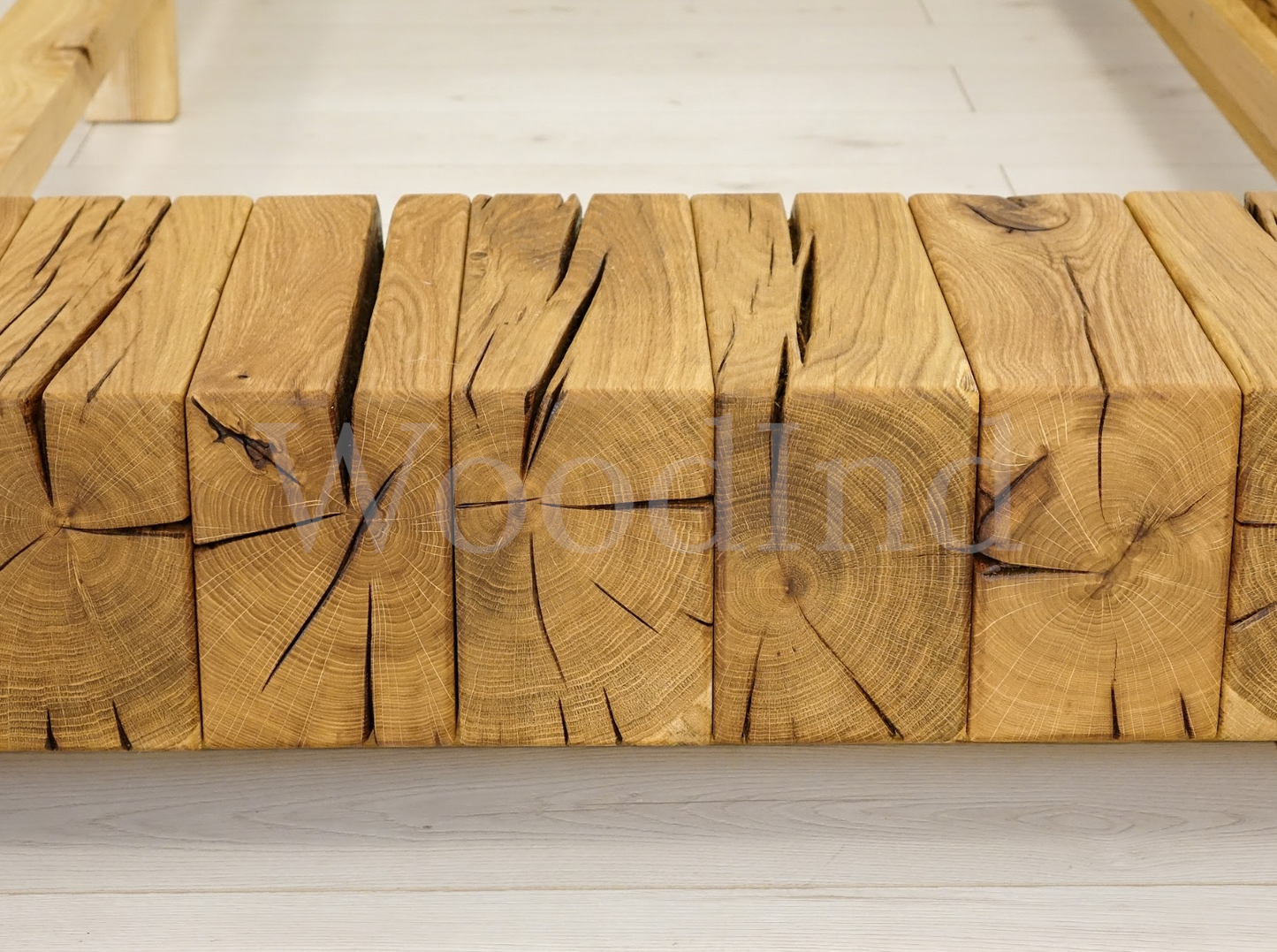 Lit double en bois de chêne - MASSIF La fabrique du meuble