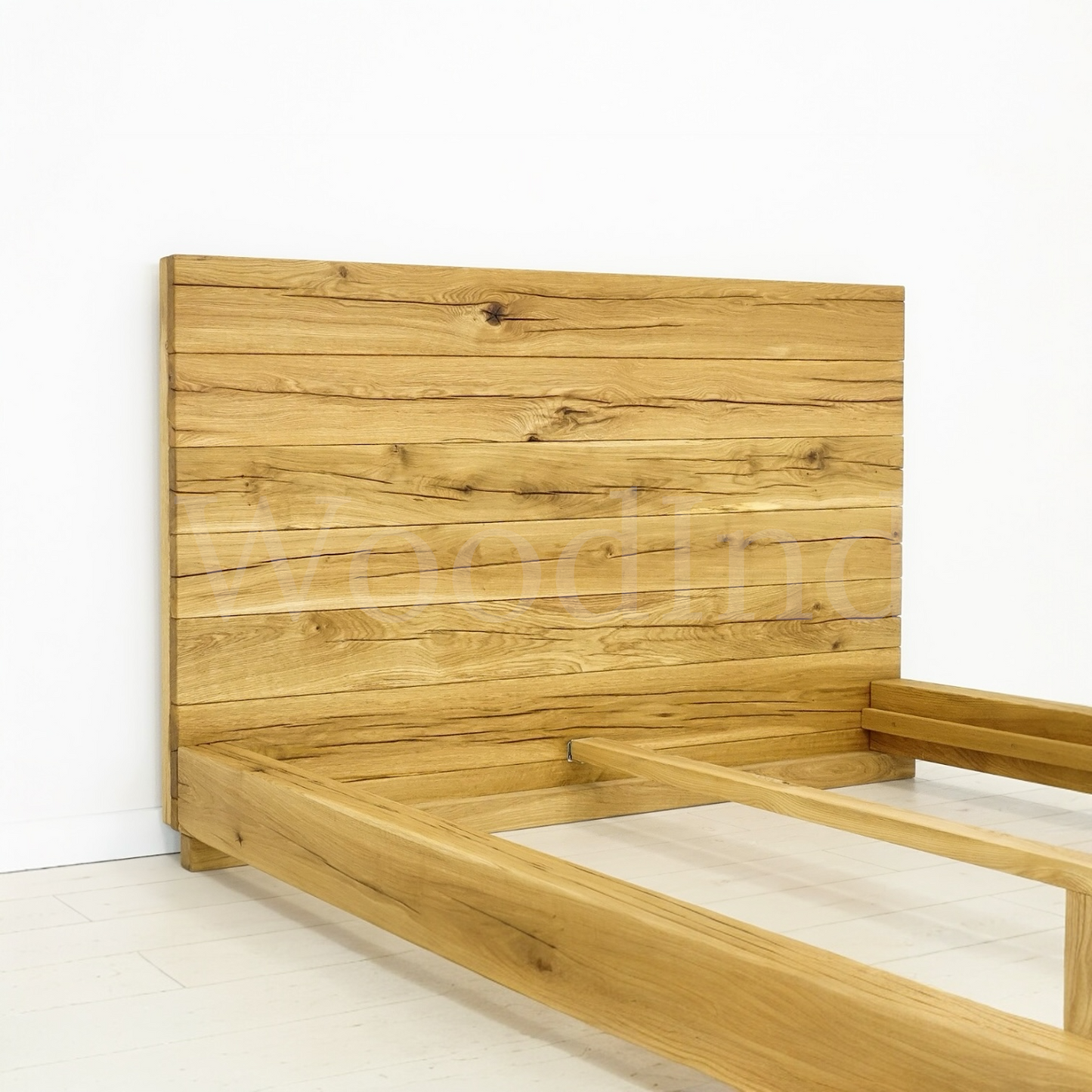 Lit double en bois de chêne - MASSIF La fabrique du meuble