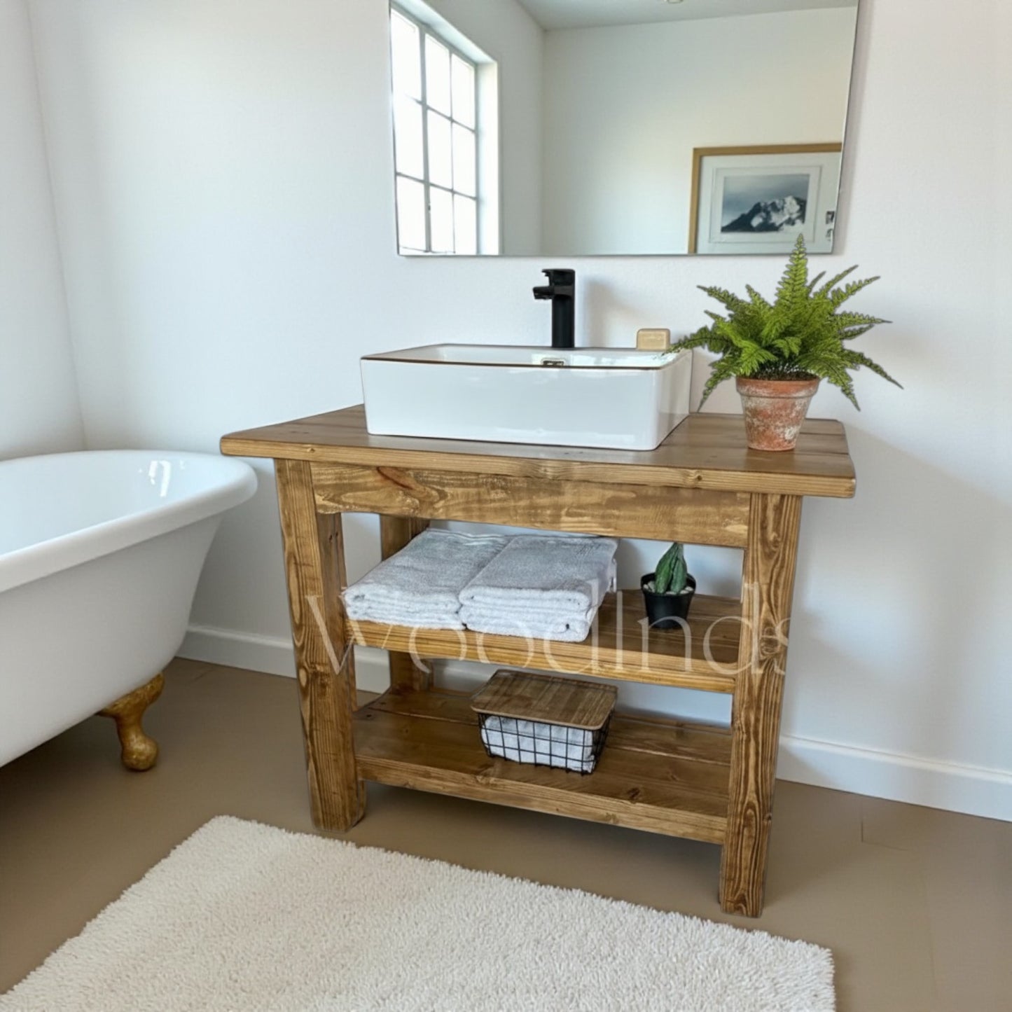 Meuble salle de bain bois ANNA - Sur mesure WoodInd