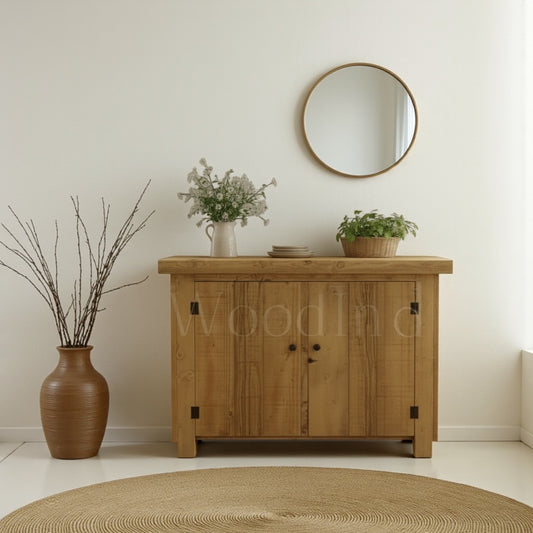 Console à porte bois vintage ARIA - Sur mesure WoodInd