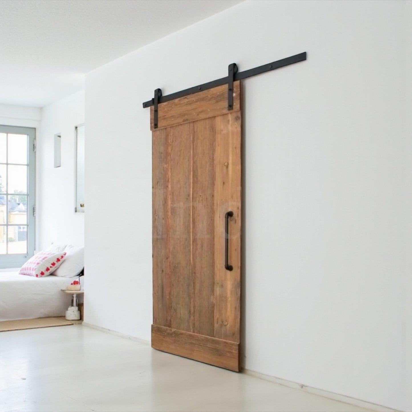 Porte coulissante en bois épuré : EN STOCK WoodInd