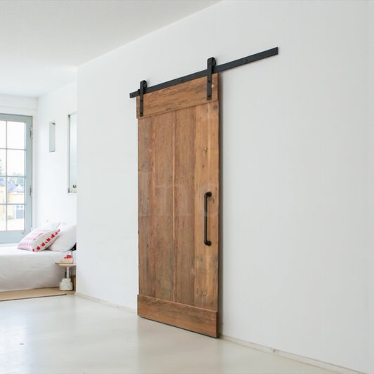Porte coulissante en bois épuré : EN STOCK WoodInd