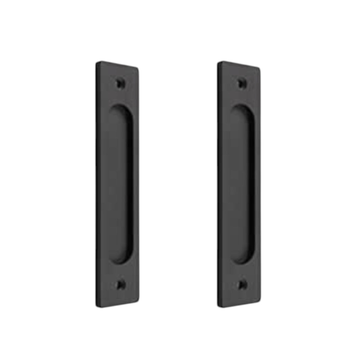 Lot de 2 poignée de porte encastrées