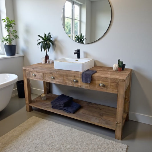 Meuble de salle de bain en bois PETER - Sur mesure