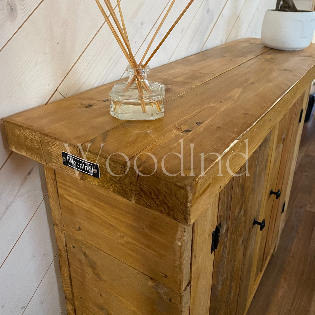 Console à porte en bois vintage ARIA - WoodInd